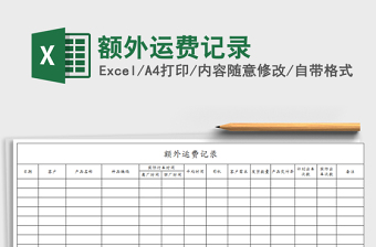2021年額外運費記錄