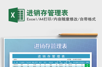 2021年進(jìn)銷(xiāo)存管理表
