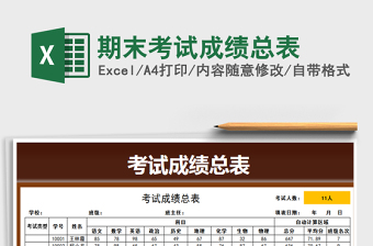2021年期末考試成績總表