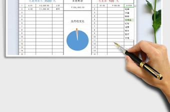 2021年個(gè)人收支明細(xì)表