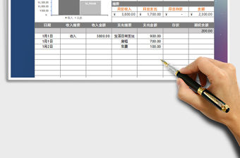 2021年個人預算表