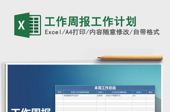 2021年工作周報工作計劃