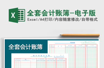 2021年全套会计账簿-电子版