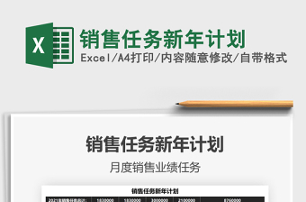 2021年銷售任務(wù)新年計(jì)劃