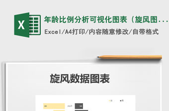 2021年年齡比例分析可視化圖表（旋風圖）