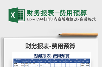 2021年財(cái)務(wù)報(bào)表-費(fèi)用預(yù)算