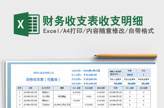 2022物业公司收支表