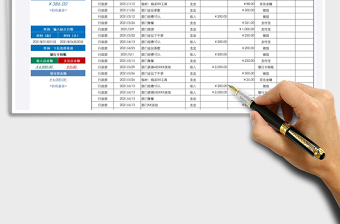 2021年費用收支明細記錄表