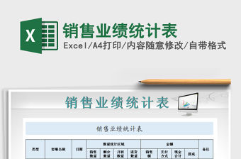 2021年銷售業績統計表