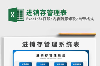 2021年進銷存管理表