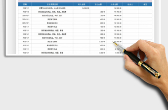 2021年班费收入支出明细表