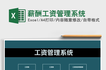 2021年薪酬工資管理系統(tǒng)