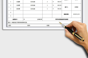 2021年费用报销清单