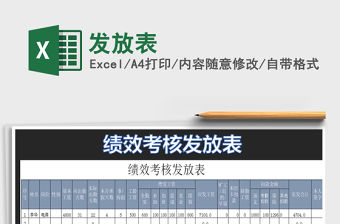 2021年發(fā)放表