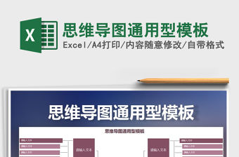 2021年思維導(dǎo)圖通用型模板