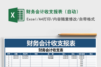 2021年財(cái)務(wù)會(huì)計(jì)收支報(bào)表（自動(dòng)）