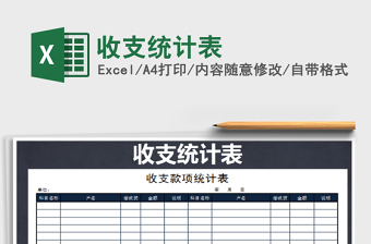 2021年收支統(tǒng)計(jì)表