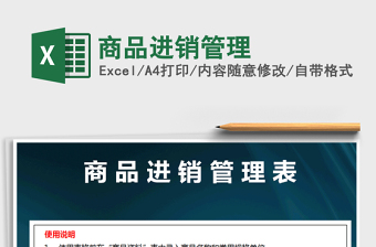 2021年商品進銷管理