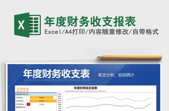 2021年年度財務收支報表