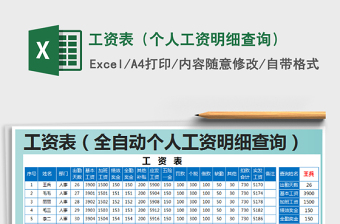 2021年工資表（個(gè)人工資明細(xì)查詢(xún)）