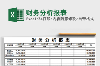 2021年財(cái)務(wù)分析報(bào)表