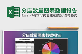 2021年分店數量圖表數據報告免費下載