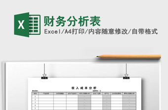 2021年財務分析表