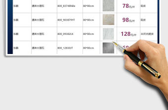 2021年裝修行業瓷磚報價單