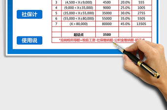 2021年社保工資計算系統