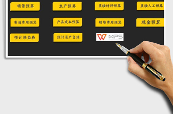2021年生產(chǎn)管理預(yù)算表格系統(tǒng)
