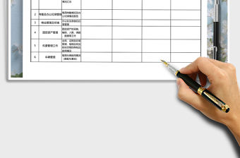 2021年工作計劃月度匯報表