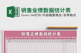 2021年銷售業(yè)績數(shù)據(jù)統(tǒng)計表