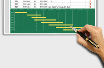 2021年項目進度表（項目計劃表）
