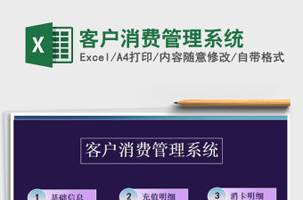 2021年客戶消費管理系統(tǒng)