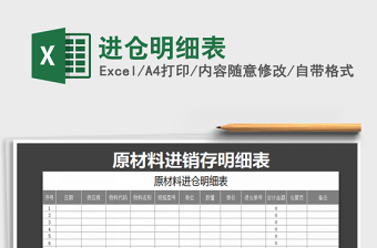 2021年進倉明細表
