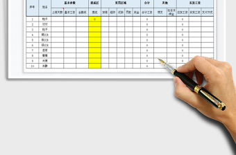 2021年工資表（直接生產(chǎn)工資條）