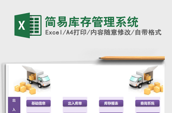 2021年簡易庫存管理系統(tǒng)
