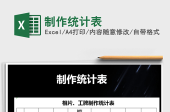 2021年制作統(tǒng)計(jì)表