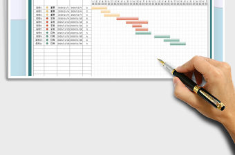 2021年工作計(jì)劃進(jìn)度甘特表