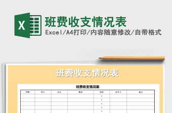 2021年班費收支情況表