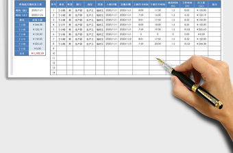 2021年臨時(shí)工工資統(tǒng)計(jì)表