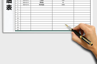 2021年費(fèi)用明細(xì)表（內(nèi)含公式自動(dòng)計(jì)算）