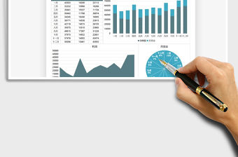 2021年銷售分析各月數據報告圖表