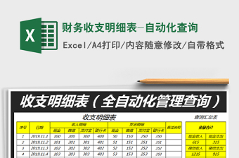 2021年財務收支明細表-自動化查詢