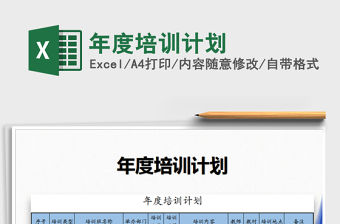 2021年年度培訓計劃免費下載