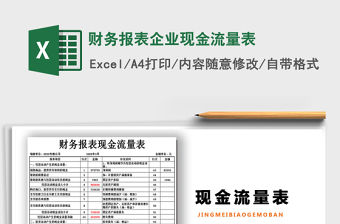 2021年財務報表企業現金流量表