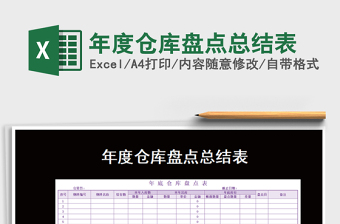 2021年年度倉庫盤點總結(jié)表