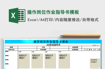 2021年操作崗位作業(yè)指導(dǎo)書(shū)模板