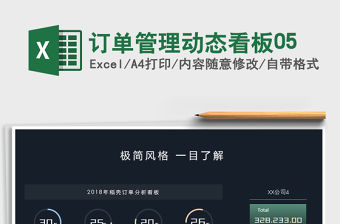 2021訂單管理動態(tài)跟蹤表