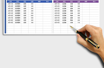 2021年收入支出明細(xì)表